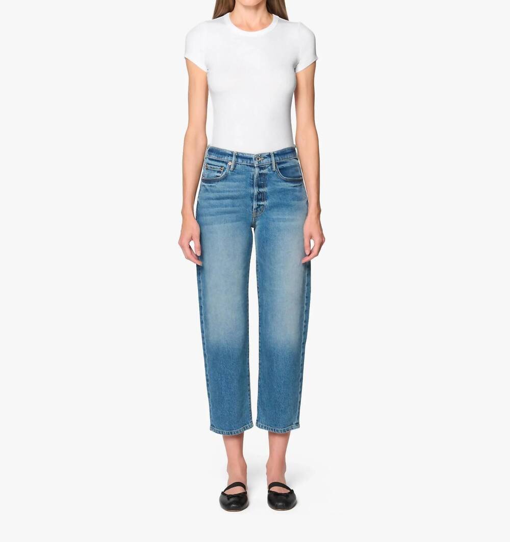 NEW BETRO SIMONE ellen barrel leg jeans in nova wash
